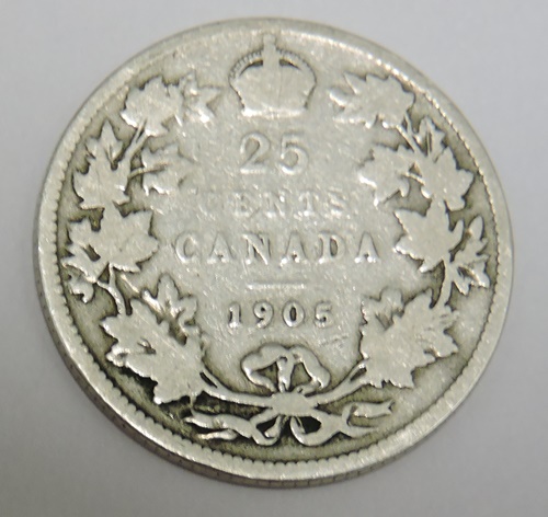KANADA 25 cents 1905