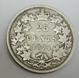 KANADA 25 cents 1874