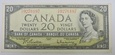 KANADA  20 dollars 1954