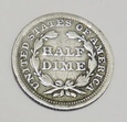 USA half dime 1853 Liberty Seated