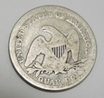USA quarter 25 cents 1857 Liberty Seated