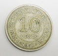 MALAJE  BRYTYJSKIE 10 cents 1950-