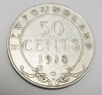 KANADA Nowa Fundlandia 50 cents 1918C