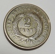 USA 2 cents 1865 
