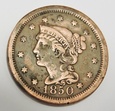 USA 1 cent 1850