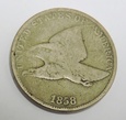 USA 1 cent 1858 Flying Eagle