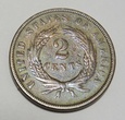 USA 2 cents 1867
