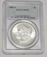 USA 1 Dollar 1881S Morgan PCGS MS 63