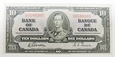 KANADA  10 dollars 1937