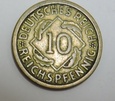 NIEMCY  10 reichspfennig 1924 J