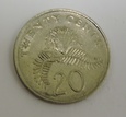 SINGAPUR 20 cents 1991