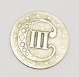 USA 3 cents 1853