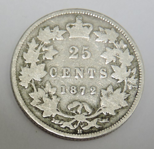KANADA 25 cents 1872