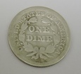 USA dime 10 cents 1853 Liberty Seated