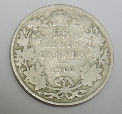 KANADA 25 cents 1907