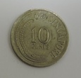 SINGAPUR 10 cents 1970