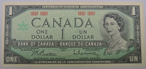 KANADA  dollar 1967