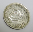 AUSTRALIA  1 shilling 1958