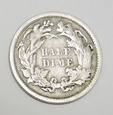 USA half dime 1871 Liberty Seated