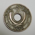 BRITISH EAST AFRICA 5 cents 1956