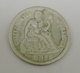 USA dime 10 cents 1889 Liberty Seated