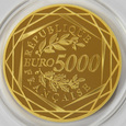 Francja 5000 EURO 2016 kogut złoto 