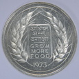 Indie 10 rupii 1973 FAO srebro