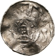 Saksonia - anonimowi biskupi sascy, denar krzyżowy typu II X/XI w