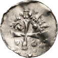 Frankonia -Wormacja- biskupstwo - Henryk II 1002-1024, denar 1002-1024