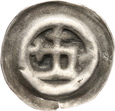 Zakon Krzyżacki, brakteat ok. 1345-1353, Prostokąt z krzyżykami