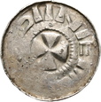 Saksonia - anonimowi biskupi sascy, denar krzyżowy typu IV X/XI w.