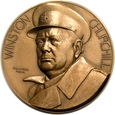 Winston Churchill Wyzwolenie Francji,medal 1945
