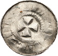 Saksonia - anonimowi biskupi sascy, denar krzyżowy typu IV X/XI w