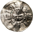 Saksonia - anonimowi biskupi sascy, denar krzyżowy typu II X/XI w