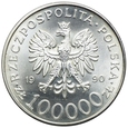 Polska, 100.000 złotych 1990 Solidarność, typ A