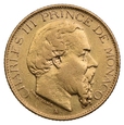 Monako, 20 franków 1878 A
