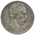 Włochy, Umberto I, 5 lirów 1879 R/Rzym