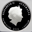 Australia, 1 dolar 2012, Lunar II, Rok Smoka, NGC PF69