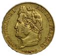 Francja Filip I, 20 franków 1837 W