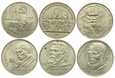 Rosja, zestaw 1 rubel 1987-1989 (6szt.)