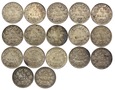 Niemcy, zestaw ½ marki 1905-1919 (17szt.)