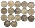 Niemcy, zestaw ½ marki 1905-1919 (17szt.)