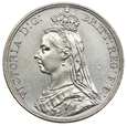 Wielka Brytania, 1 korona 1887