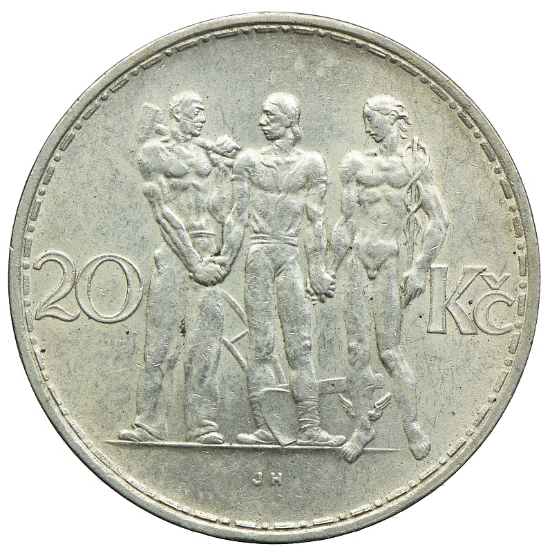 Czechosłowacja, 20 koron 1934