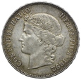 Szwajcaria, 5 franków 1892 B