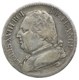 Francja, Ludwik XVIII, 5 franków 1815 L/Bayonne