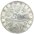 Austria, 50 szylingów 1967, 100 rocznica - Walc nad Modrym Dunajem