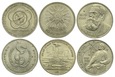 Rosja, zestaw 1 rubel 1985-1987 (6szt.)