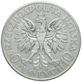 Polska, II RP, 10 złotych 1933 Głowa Kobiety