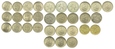 Czechosłowacja, zestaw 2, 5, 10 koron 1929-1992 (31szt.)